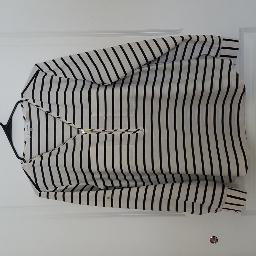 Striped Calvin Klein blouse